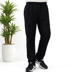 Black Straight Fit Cargo Pant