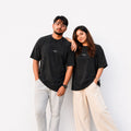 Charcoal Acid Wash Oversized Tee